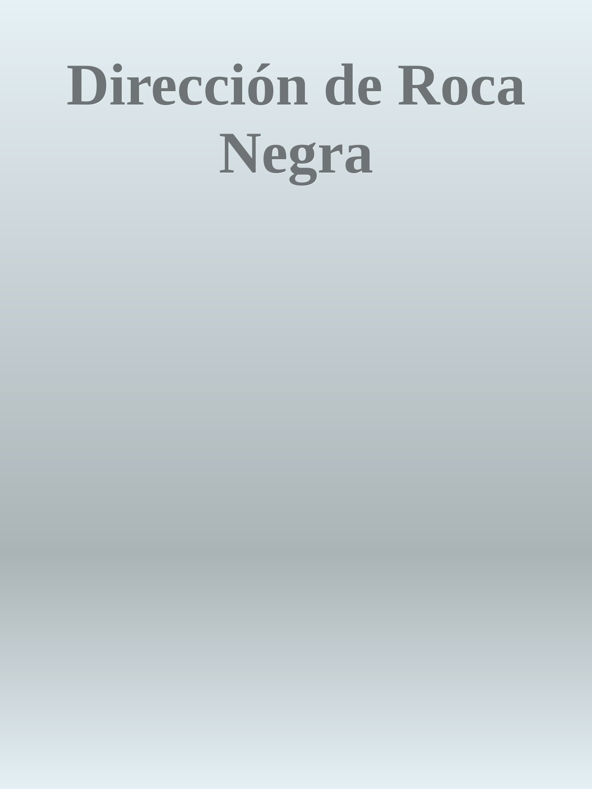 Dirección de Roca Negra