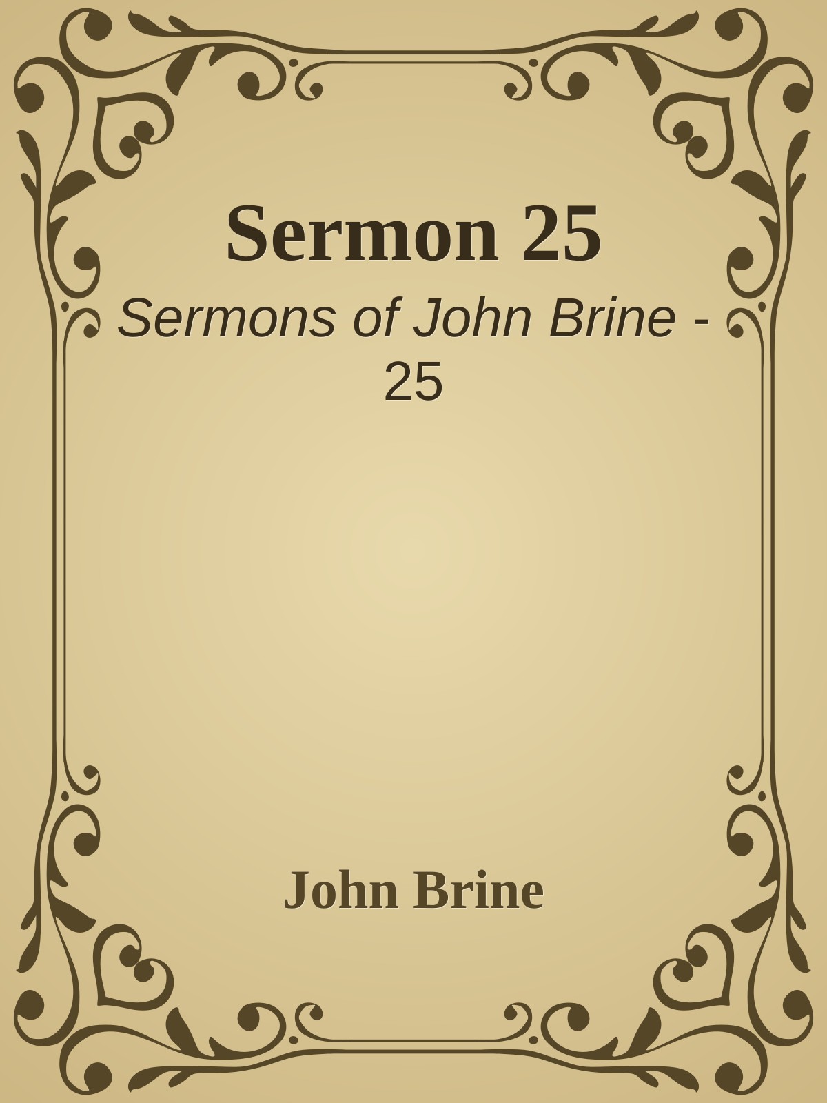 Sermon 25