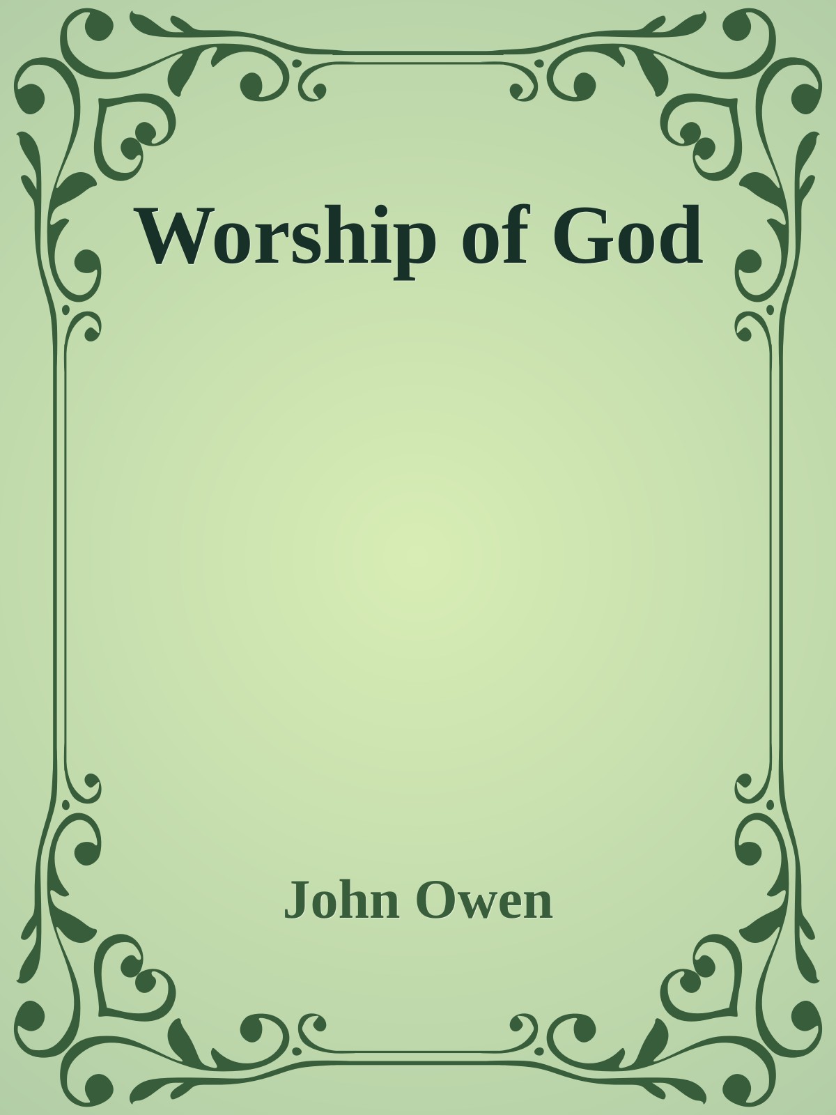 Worship of God