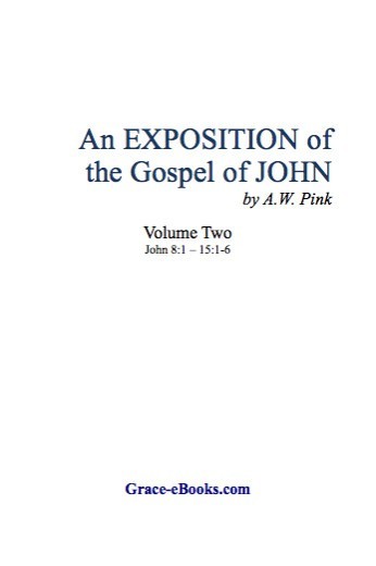 Exposition of the Gospel of John - Vol. 2